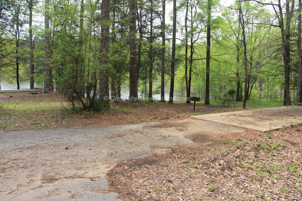 Photo of Campsite 45 in Tishomingo State Park Campground at Tishomingo